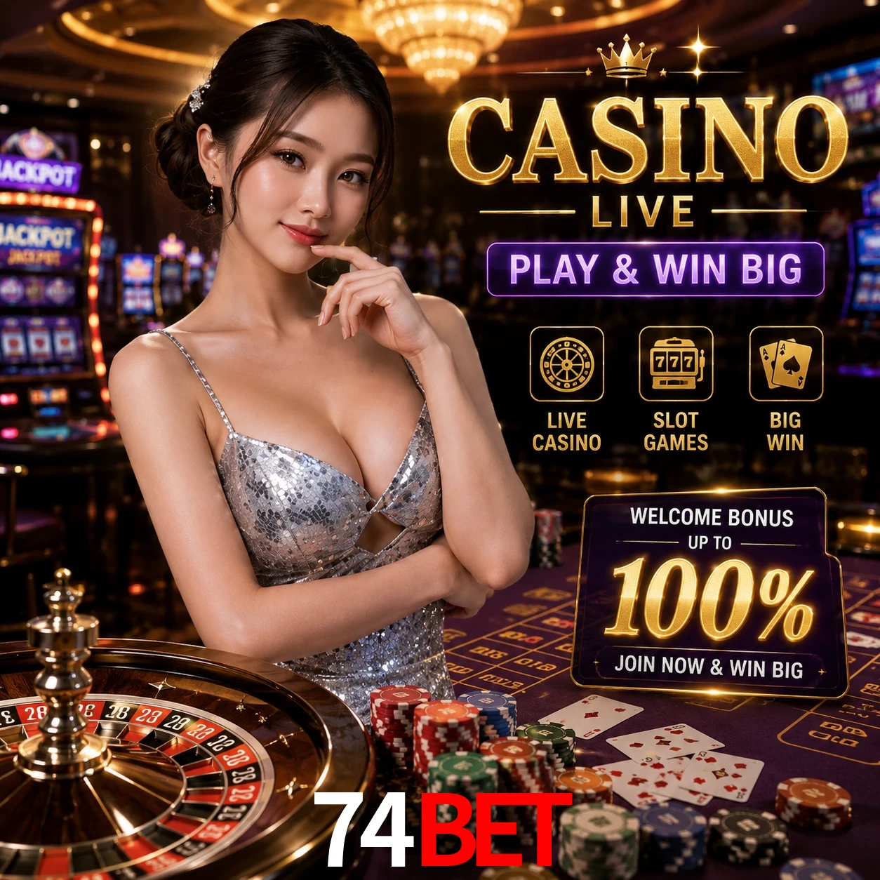 Aplicativo móvel 74bet para iOS e Android